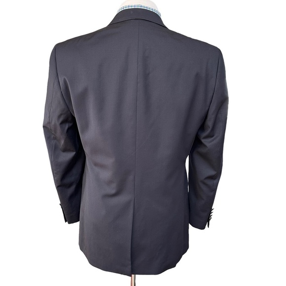 MICHAEL Michael Kors Black 100% Wool 2 Button Blazer Sport Coats Size: 40R - Picture 4 of 16